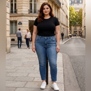 Women’s skinny sculpting jeans plus size 24 extra stretch tummy control $169 nwt